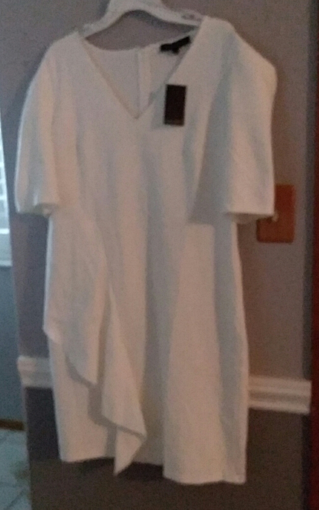 ELLOQEE off white dress